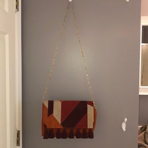 Bucco suede crossbody bag